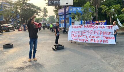 Mahasiswa Ntt Makassar melakukan Aksi Jilid ll
