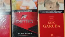 Kemasan rokok merek Retro dan King Garuda yang menjadi sorotan terkait dugaan peredaran rokok bermasalah pita cukai di wilayah Manggarai Raya